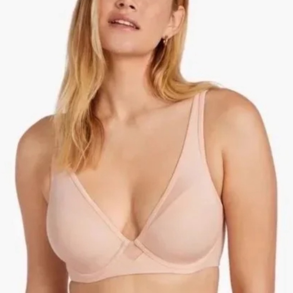 🔴 Thirdlove 24/7 Cotton Plunge Bra
